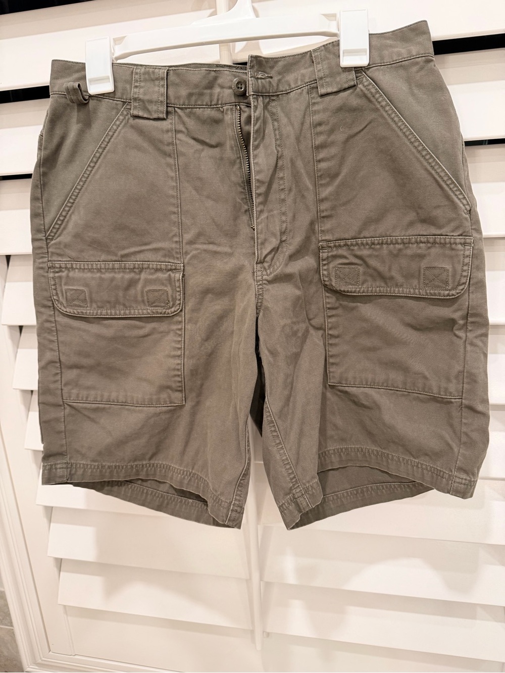 Eddie Bauer Olive Cargo Shorts